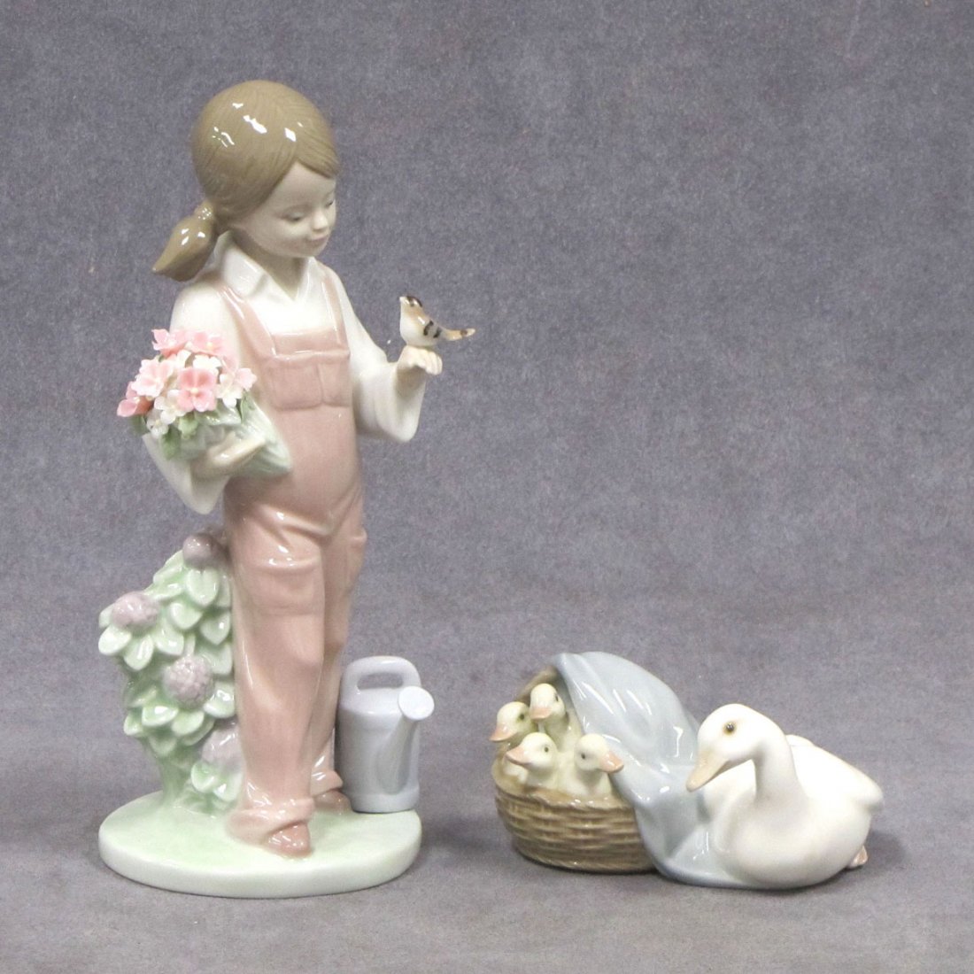 LOT (2) LLADRO PORCELAIN FIGURES