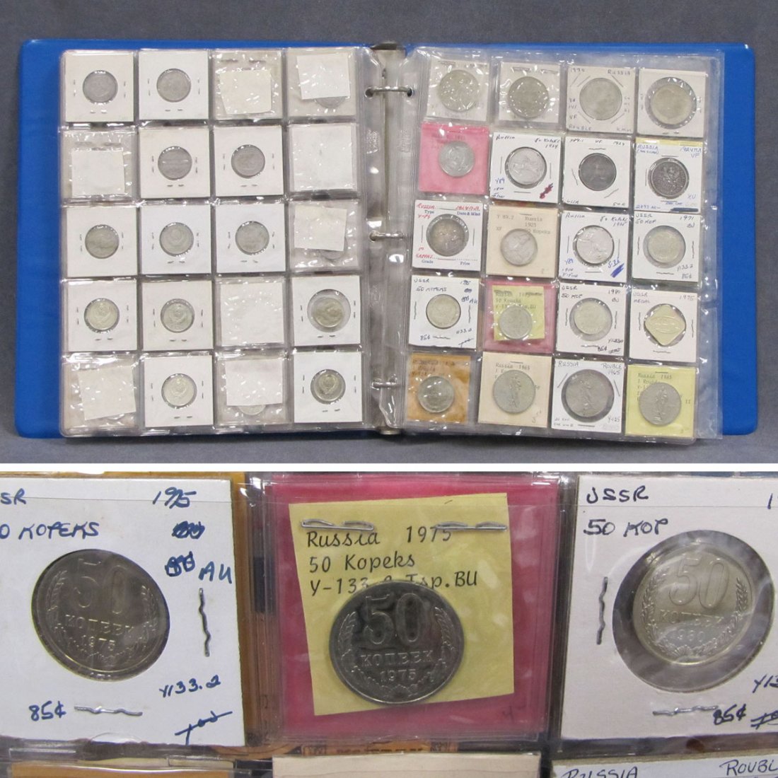 COLLECTION APPROXIMATELY (155) SOVIET (USSR) COINS