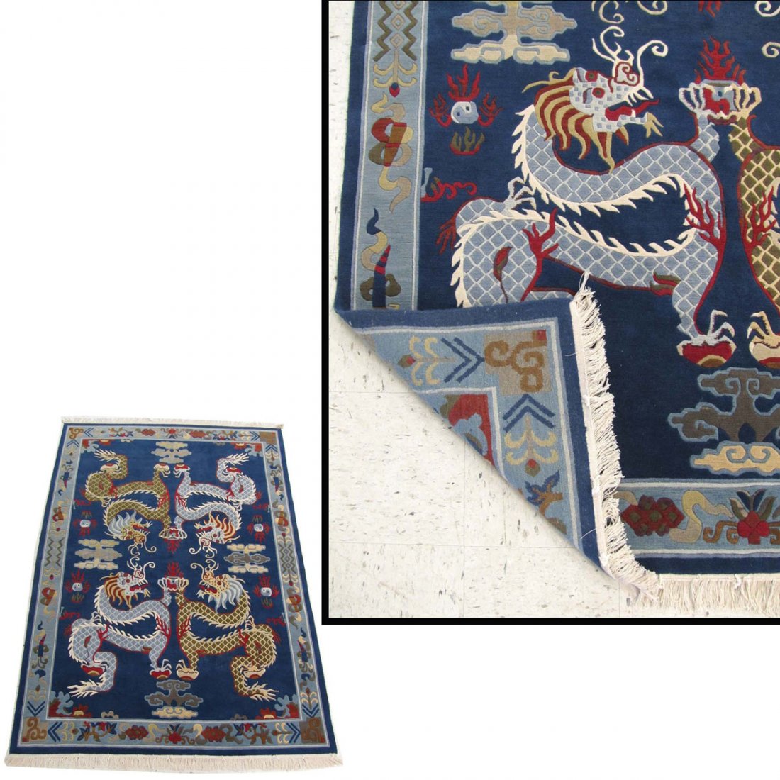 TIBET/NEPAL RUG: TIBET/NEPAL RUG. 5'10" X 8'2"