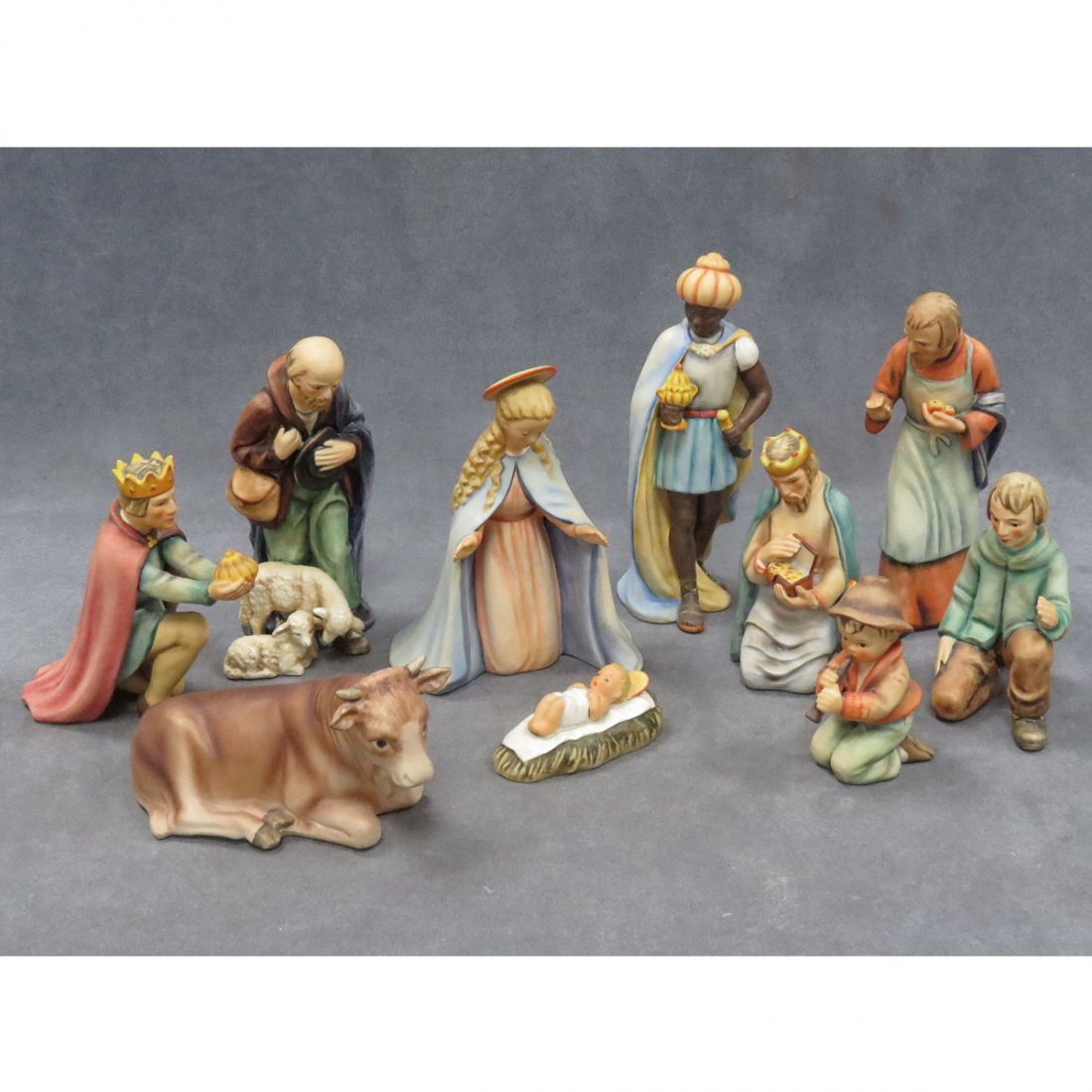 GOEBEL HUMMEL NATIVITY SET (10), TMK5 MARK Dec 08, 2013 William J