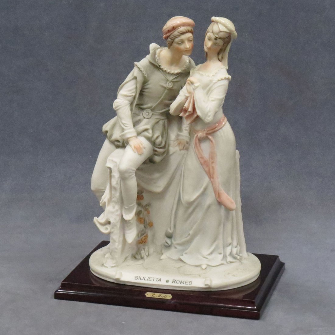 B. Merli Porcelain Figure, Giulietta And Romeo