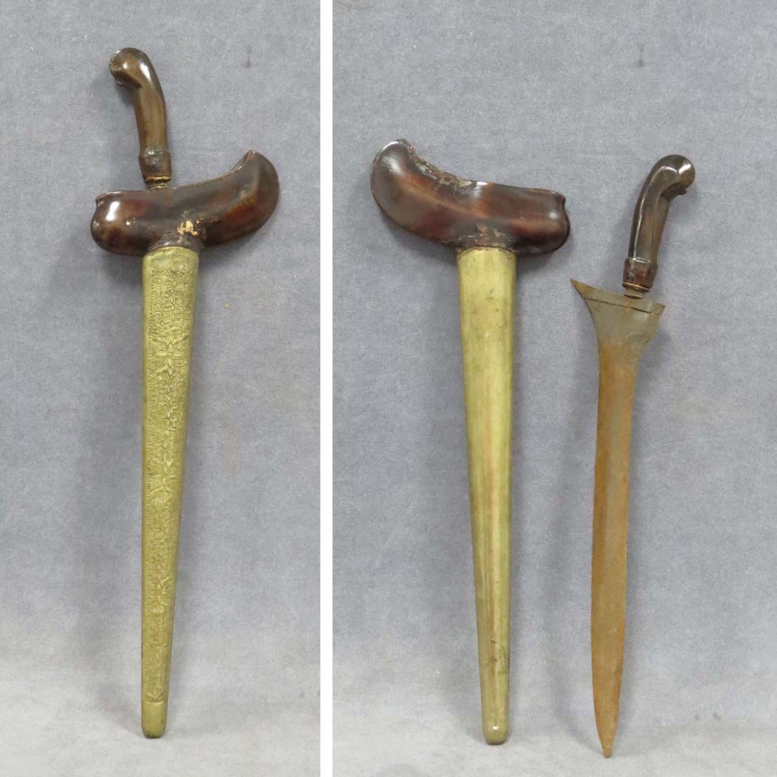 INDONESIAN KRIS: INDONESIAN KRIS. LENGTH 19 1/2"
