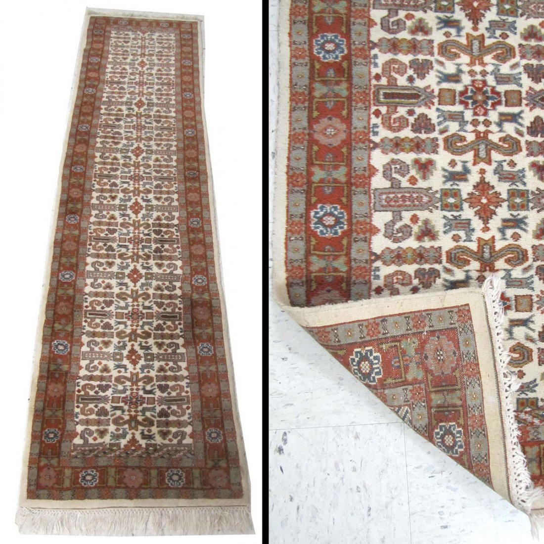 AGRA SHIRVAN CORRIDOR RUG: AGRA SHIRVAN CORRIDOR RUG. 2'1" X 8'4"