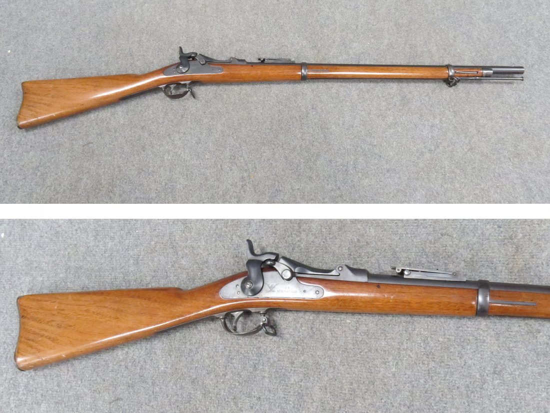 US SPRINGFIELD MODEL 1884 "TRAP DOOR" CADET RIFLE: US SPRINGFIELD MODEL 1884 "TRAP DOOR" CADET RIFLE, 45-70 CAL, #337128
