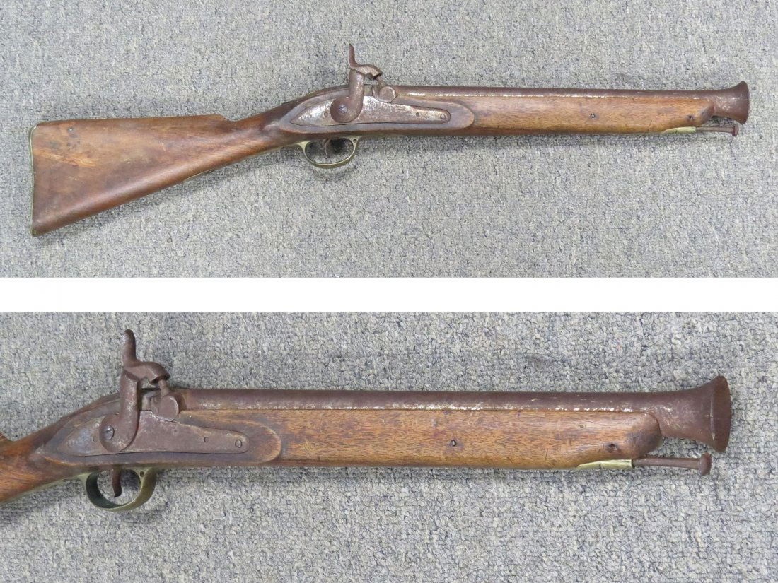 TOWER PATTERN 1842 PERCUSSION .75 CAL: TOWER PATTERN 1842 PERCUSSION .75 CAL BLUNDERBUS/SHOTGUN. LENGTH 32” (MODIFIED)