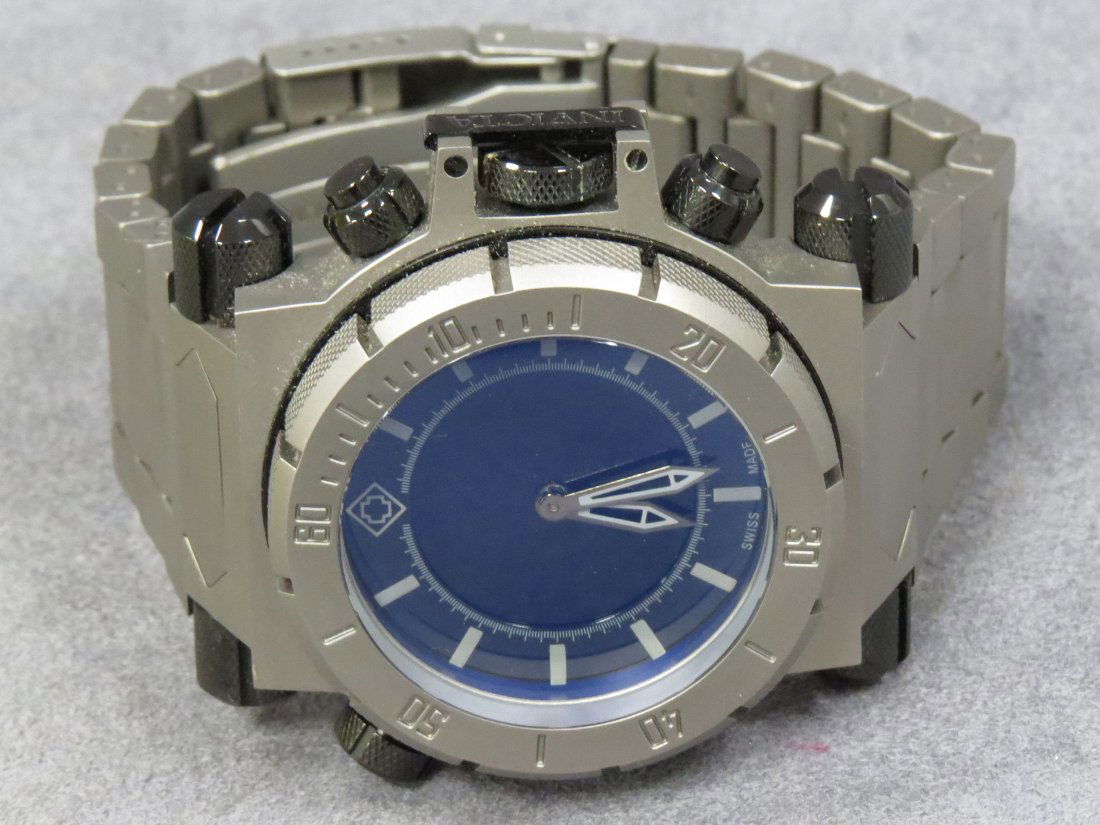 INVICTA TITANIUM COALITION FORCES WATCH: INVICTA TITANIUM COALITION FORCES, MODEL 6423 QUARTZ COMPASS WRISTWATCH (WITH BOX AND INSTRUCTIONS)