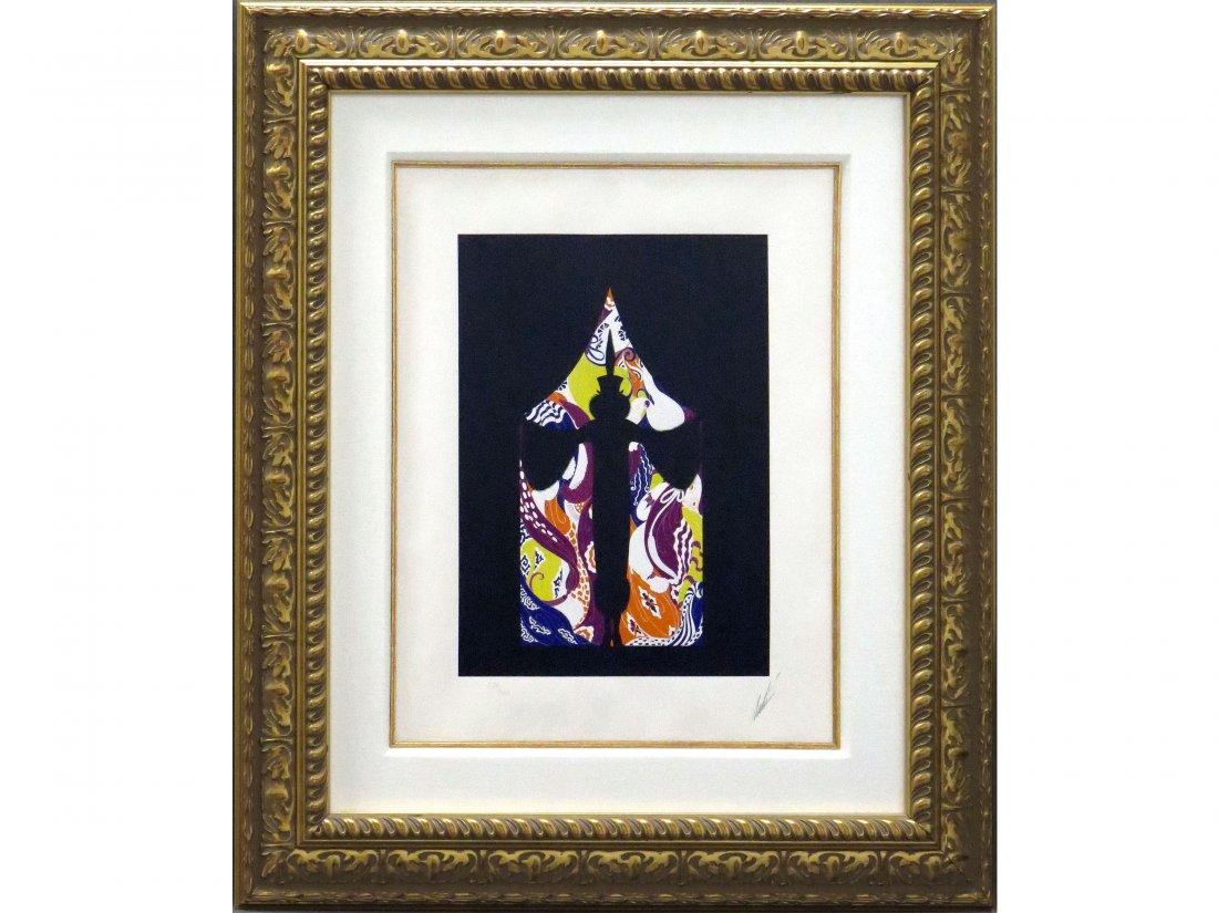 ERTE (ROMAN DE TIRTOFF, RUSSIAN 1892-1990): ERTE (ROMAN DE TIRTOFF, RUSSIAN 1892-1990), SERIGRAPH, "SPRING OPENING", SIGNED #238/300, 1978 WITH BLIND STAMP. SIGHT 23 X 18"; FRAMED AND GLAZED-37 X 32"