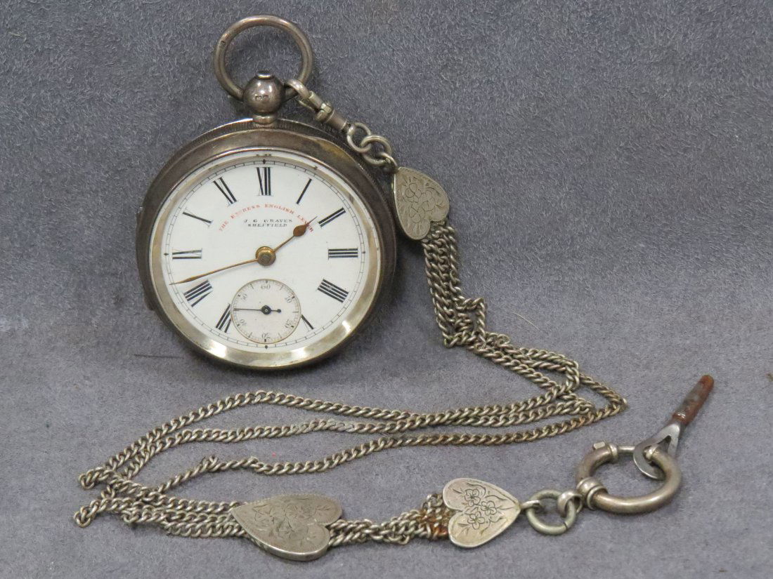 jg graves sheffield pocket watch