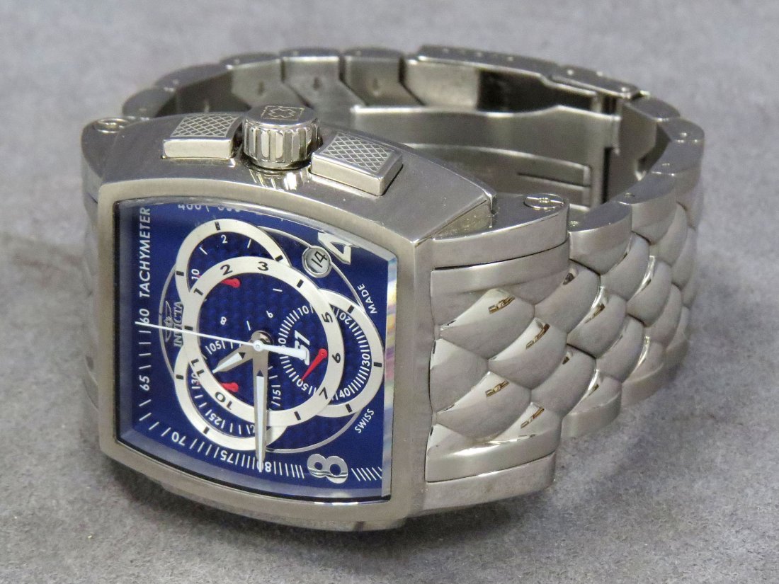 INVICTA STAINLESS S1 RALLY MOD. 64 WRISTWATCCH: INVICTA STAINLESS S1 RALLY MOD. 64 QUARTZ CHRONOGRAPH WRISTWATCH