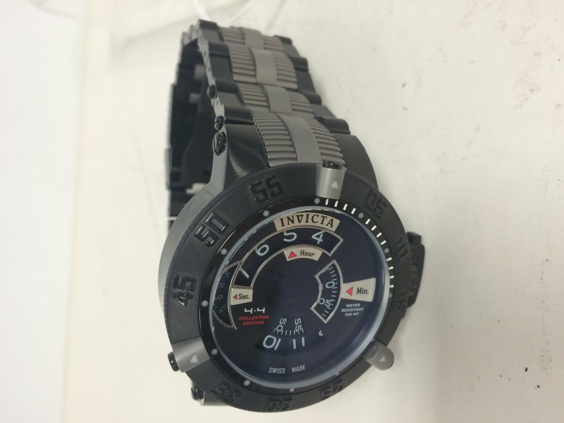 INVICTA TITANIUM/STAINLESS SUBAQUA NOMA III 4.4, MODEL: INVICTA TITANIUM/STAINLESS SUBAQUA NOMA III 4.4, MODEL 0808, LIMITED EDITION #221/500 17-JEWEL MECHANICAL WRISTWATCH (52MM)
