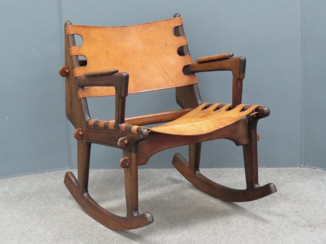ANGEL PAZMINO ROCKING CHAIR BY MEUBLES DE ESTILO: ANGEL PAZMINO ROCKING CHAIR BY MEUBLES DE ESTILO. HEIGHT 32 1/2"