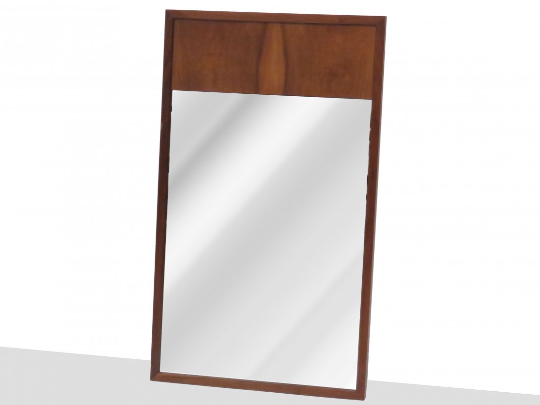 JOHN WIDDICOMB MID-CENTURY WALNUT FRAMED MIRROR (1 of 6)