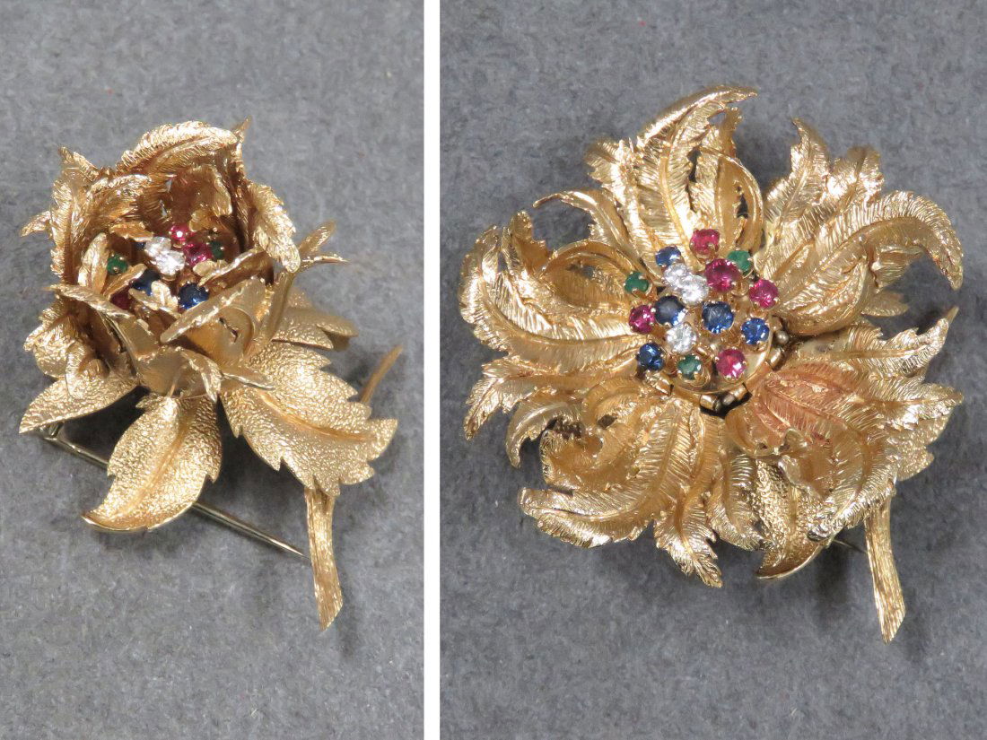 ROBERT ALTMAN 14K YELLOW GOLD MECHANICAL ROSE (1 of 9)