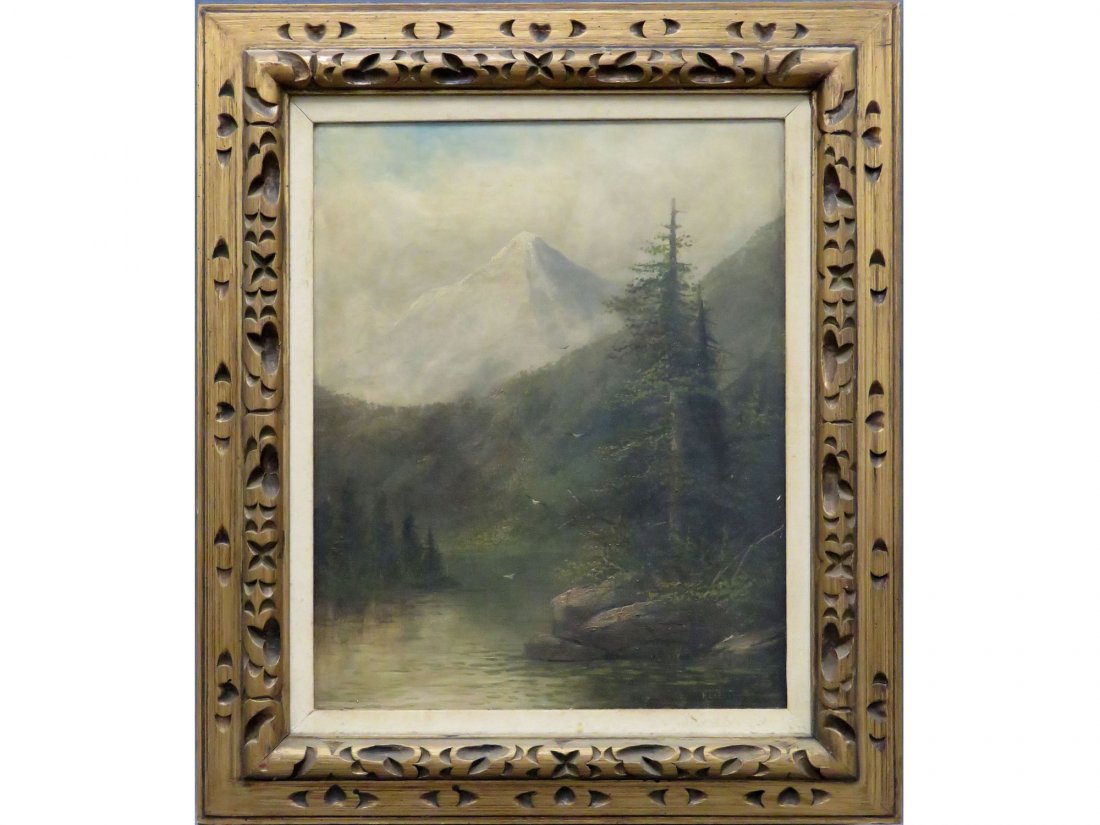 AMERICAN SCHOOL (19/20TH CENTURY), OIL ON CANVAS (1 of 4)