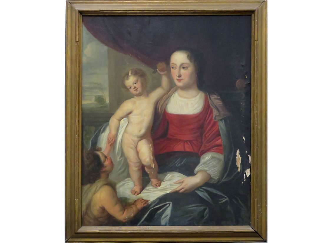 FRENCH SCHOOL (18TH CENTURY), OIL ON CRADLED PANEL (1 of 8)