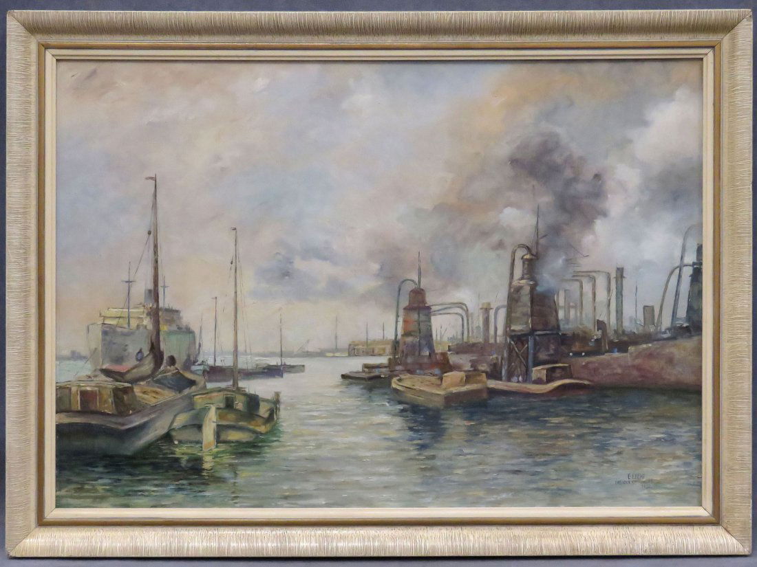 GERMAN SCHOOL (20TH CENTURY), OIL ON MASONITE (1 of 4)