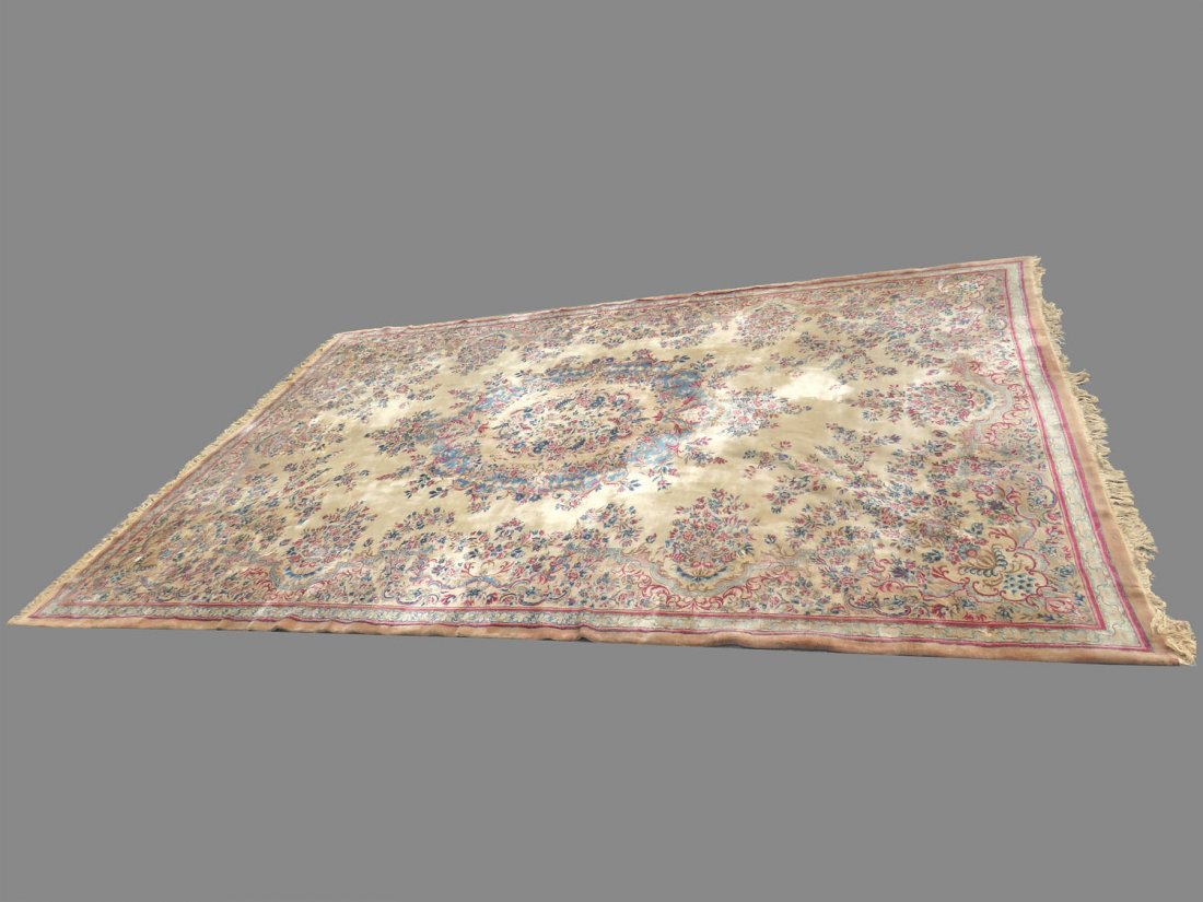 ANTIQUE KIRMAN PALACE CARPET (1 of 7)