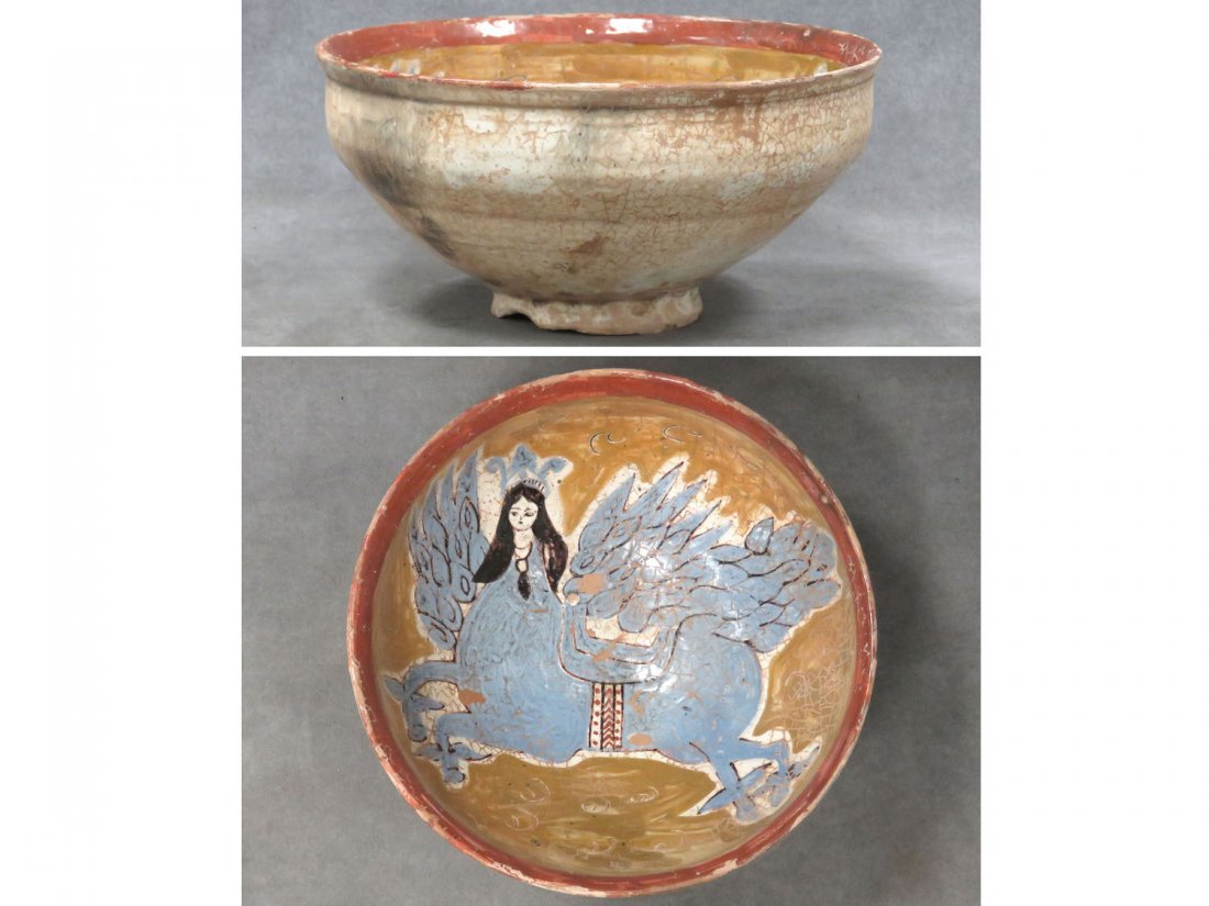MIDDLE EASTERN/AFGHAN COPTIC BOWL, 15/16TH CENTURY (1 of 5)