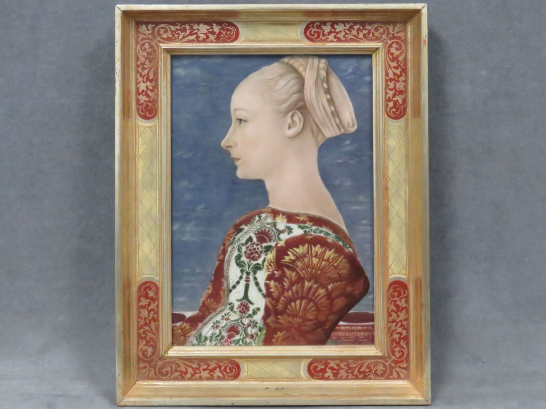 ROSENTHAL DECORATED PORCELAIN PLAQUE (1 of 10)