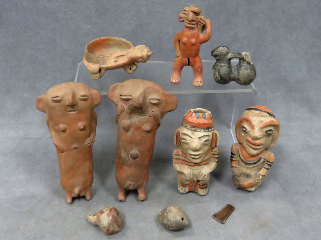 LOT (10) ASSORTED MESO AMERICAN PRE-COLUMBIAN (1 of 6)