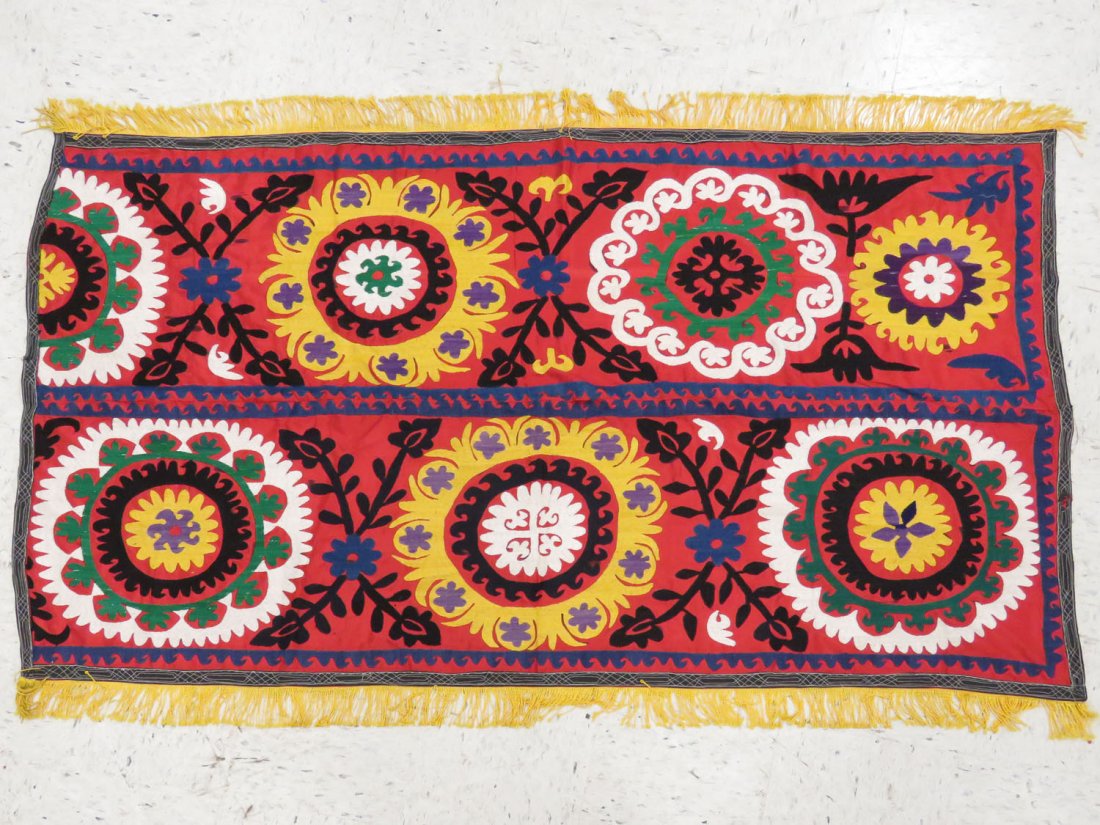 ANTIQUE CAUCASIAN EMBROIDERED PANEL (1 of 5)