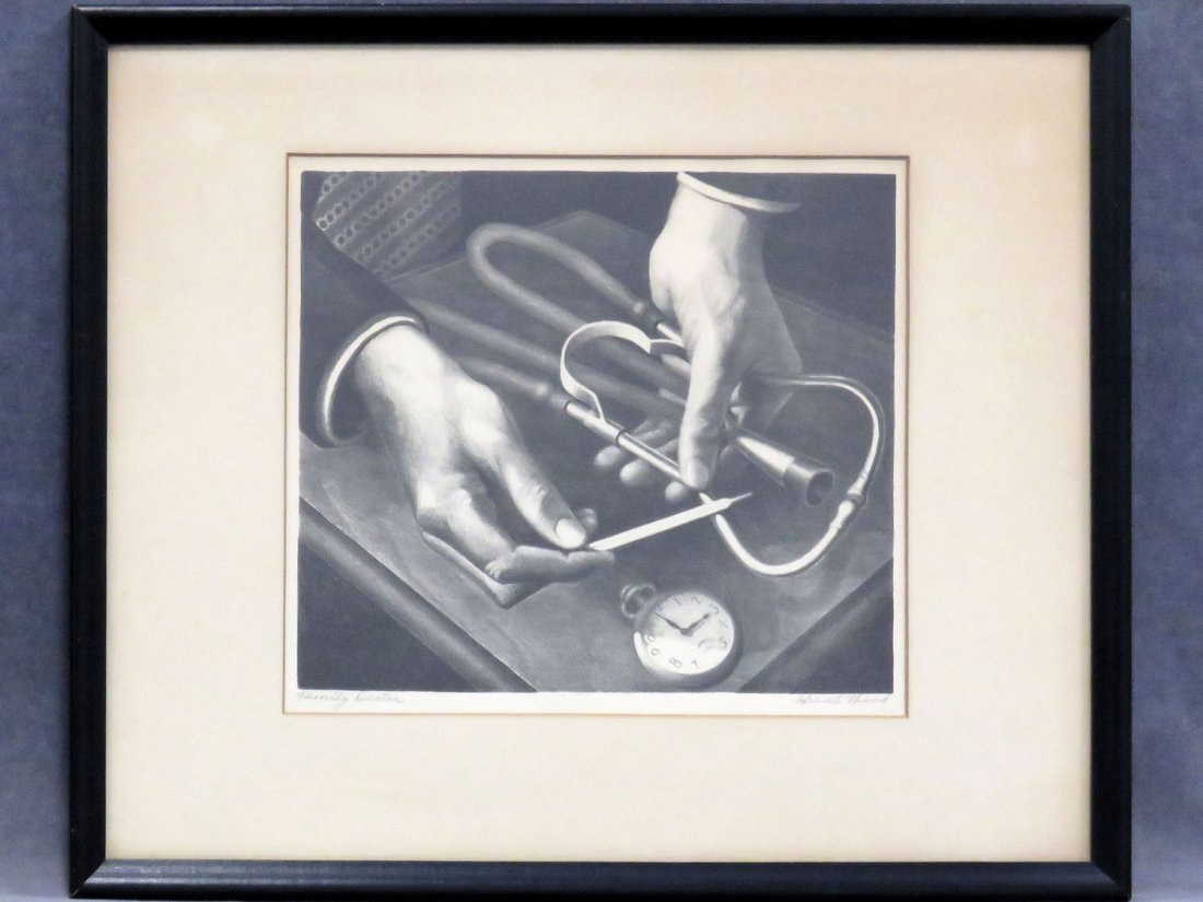 GRANT WOOD (AMERICAN 1892-1942), LITHOGRAPH (1 of 6)