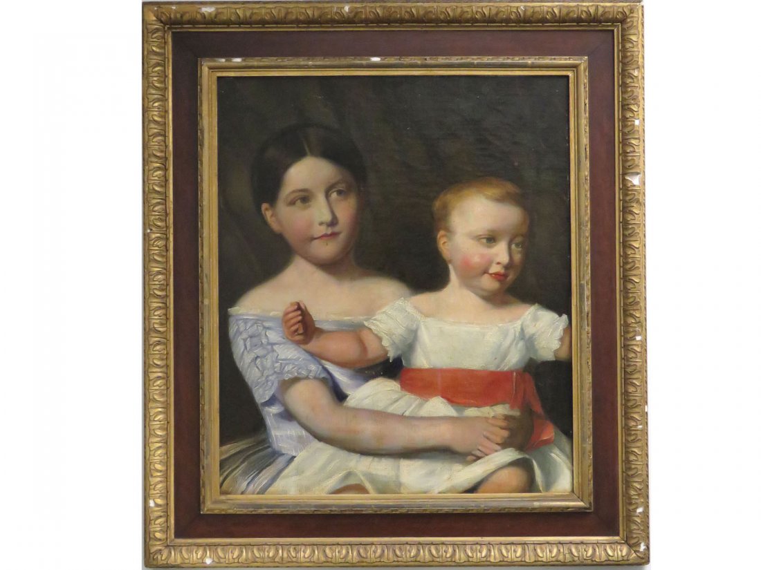 AMERICAN SCHOOL (19TH CENTURY), OIL ON CANVAS (1 of 8)