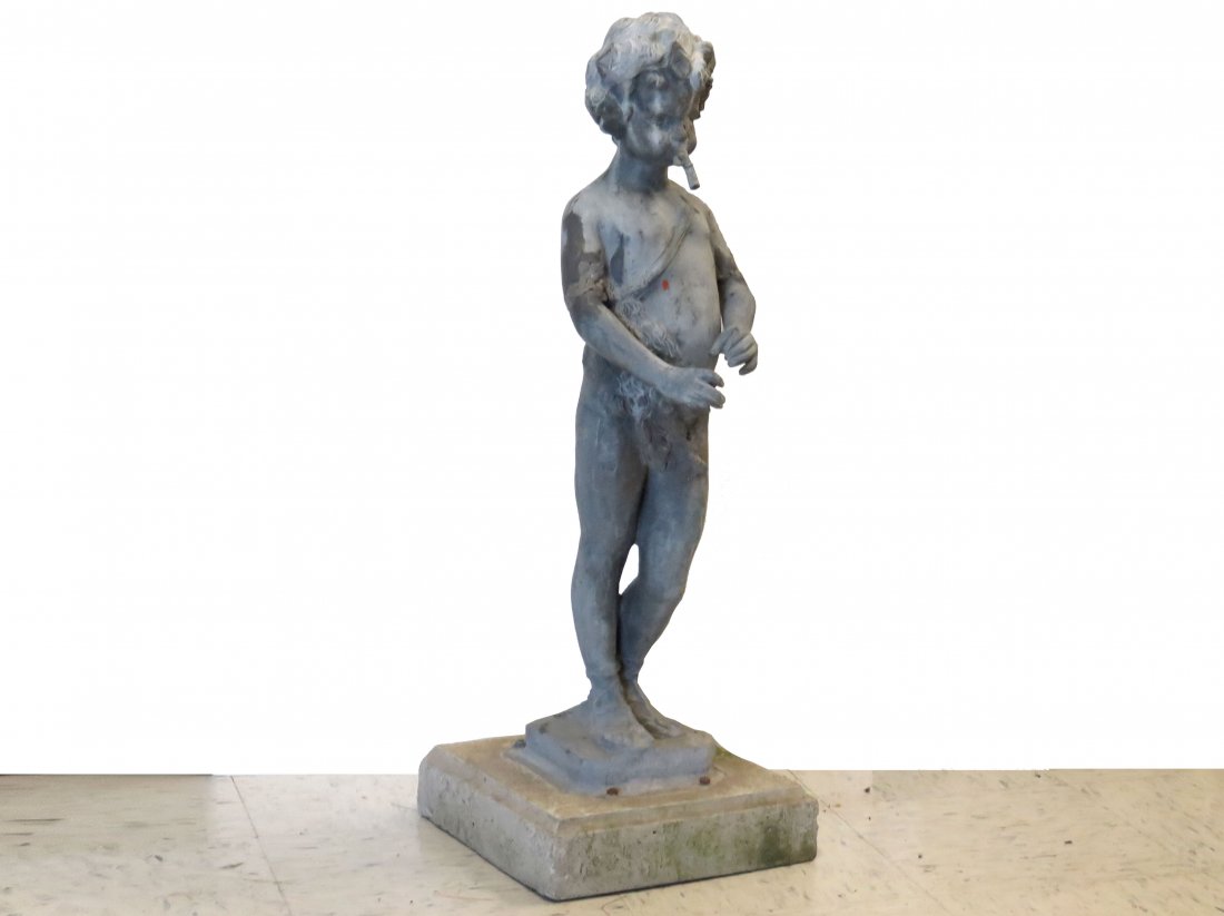 ROMANESQUE CHERUB CAST LEAD FOUNTAIN (1 of 10)