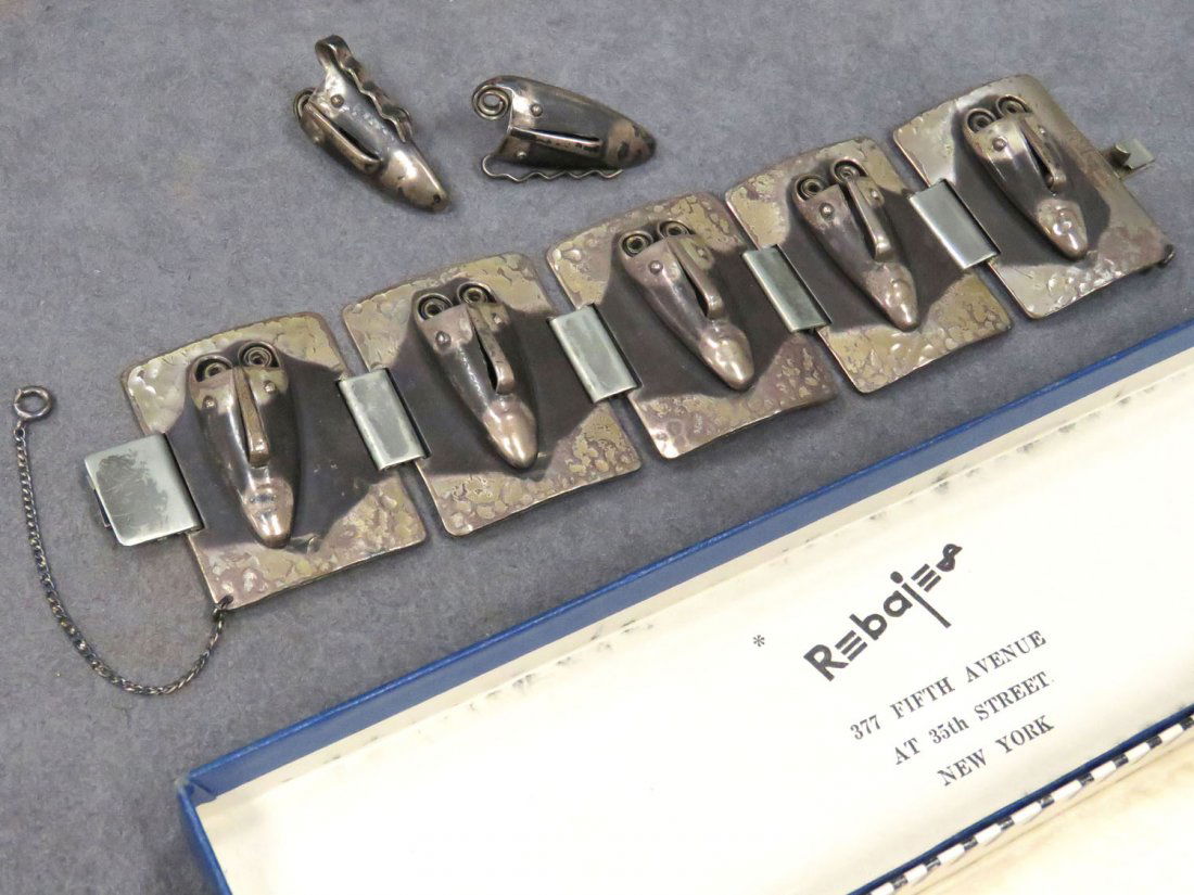 REBEJES STERLING BRACELET, EARRINGS (1 of 8)