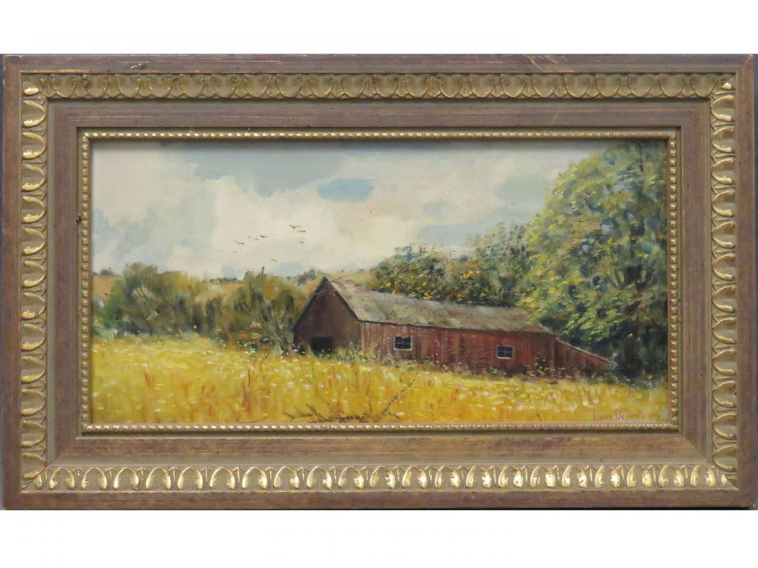 LOUIS DEDONATO (AMERICAN 1934-), OIL ON BOARD (1 of 6)