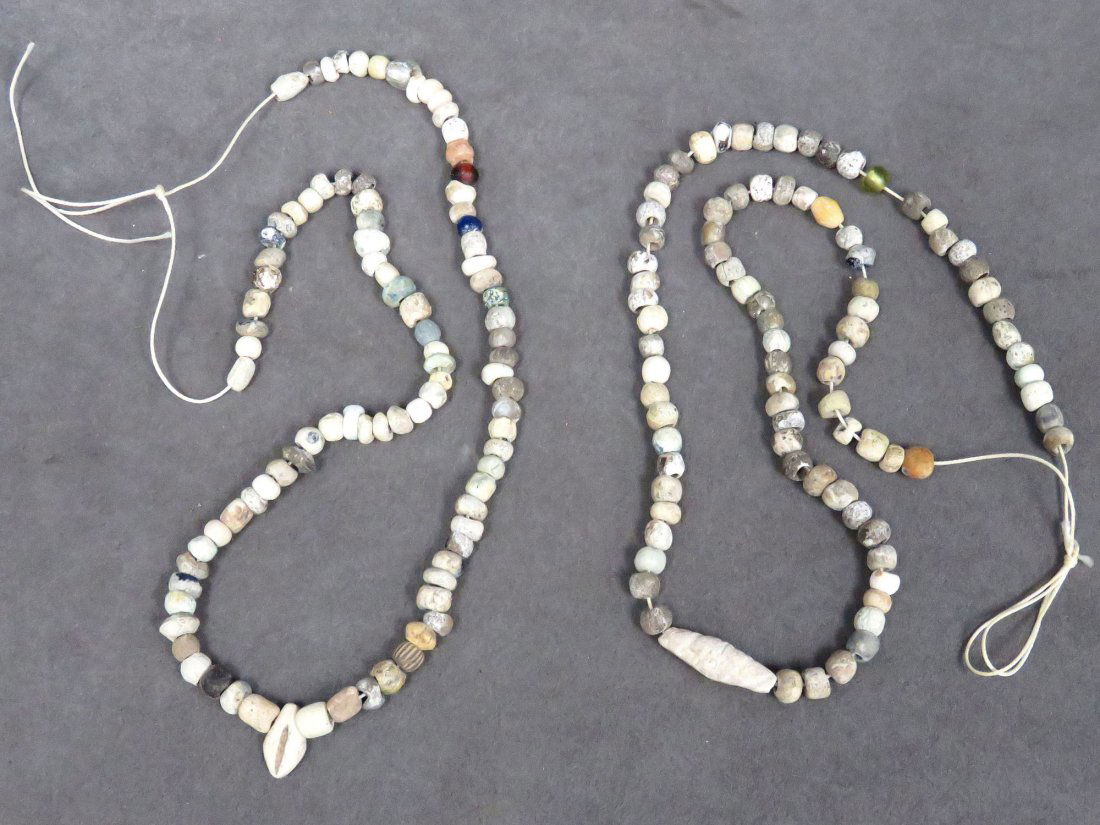 LOT (2) NEAR EASTERN/HOLY LAND STRANDS OF BEADS (1 of 4)
