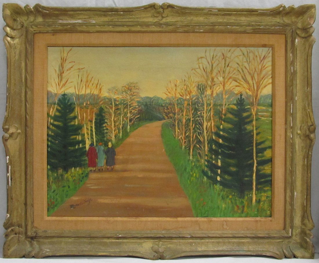 MORRIS W. HAFT (1886-1968), OIL ON BOARD (1 of 4)