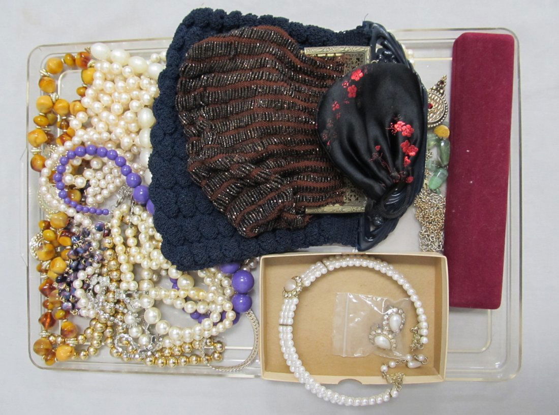 LOT ASSORTED COSTUME JEWELRY NECKLACES (1 of 1)