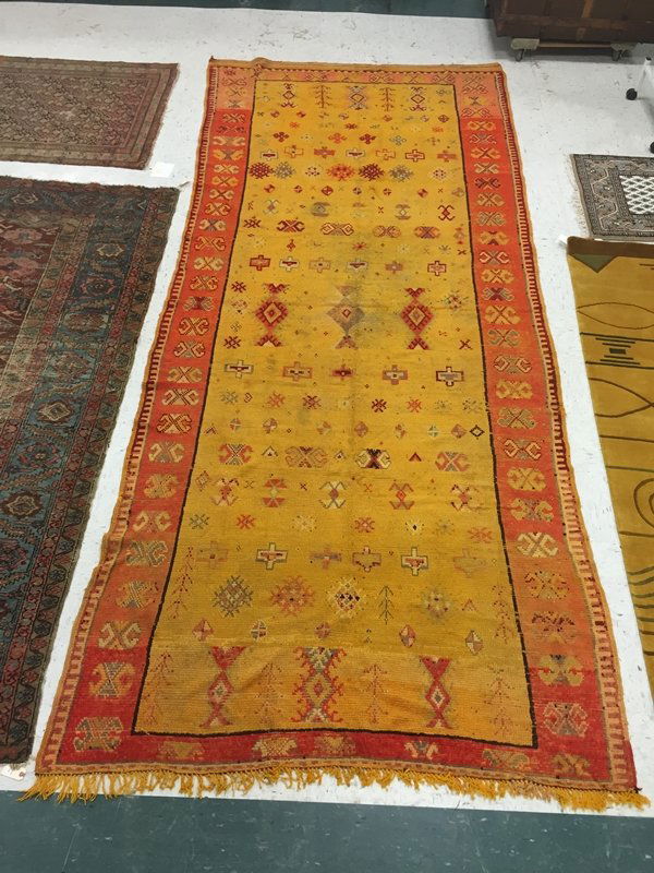 ANTIQUE MOROCCAN CORRIDOR RUG (1 of 3)