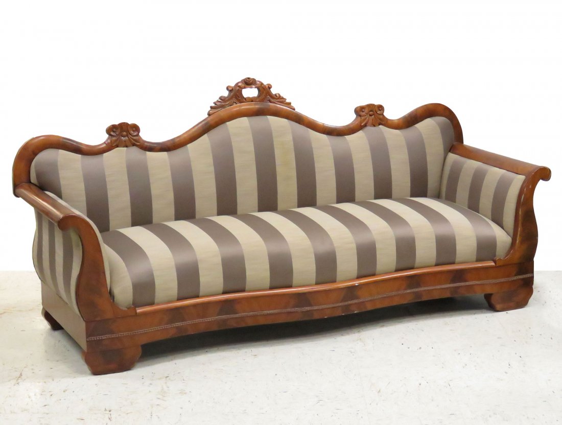 EMPIRE MAHOGANY SOFA, 19TH CENTURY (1 of 5)