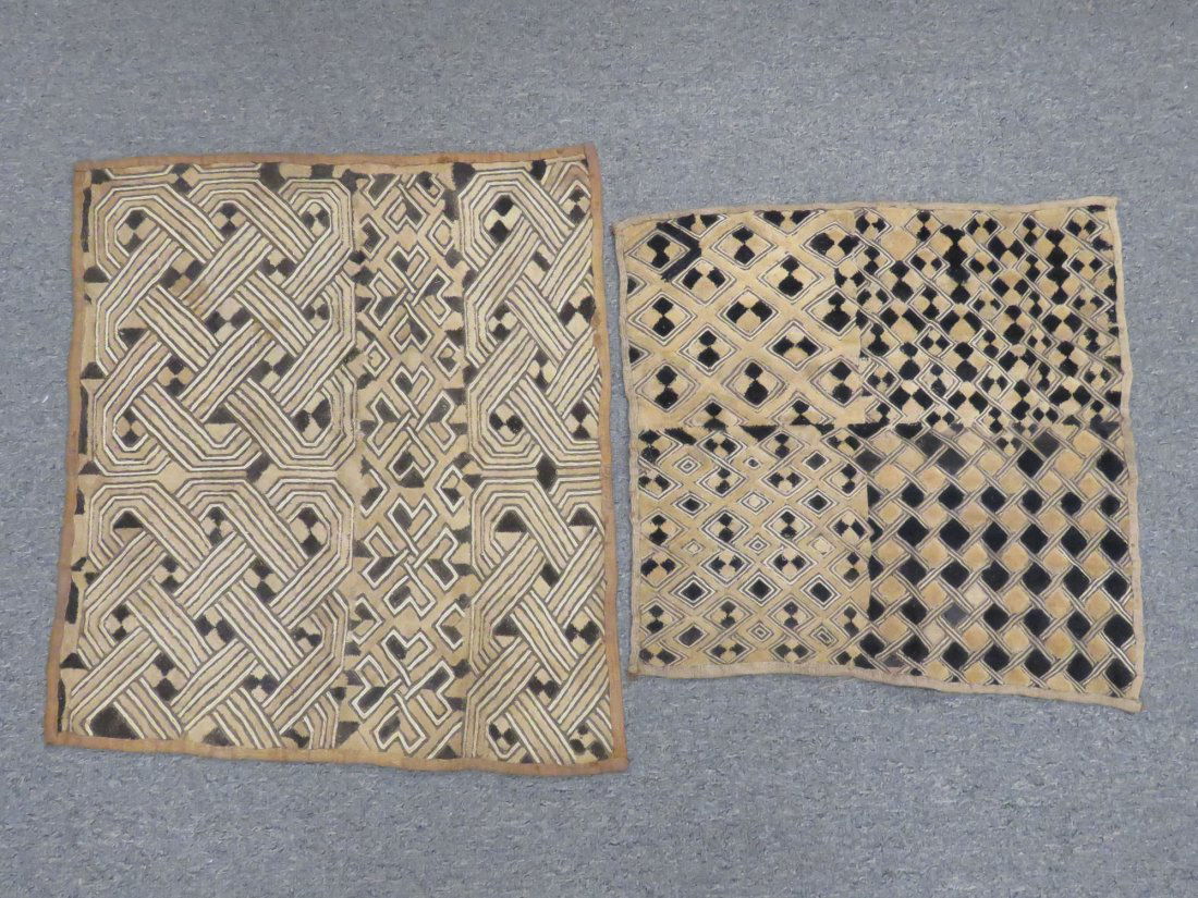 LOT (2) KUBA, D.R.C., RAFFIA MATS (1 of 5)
