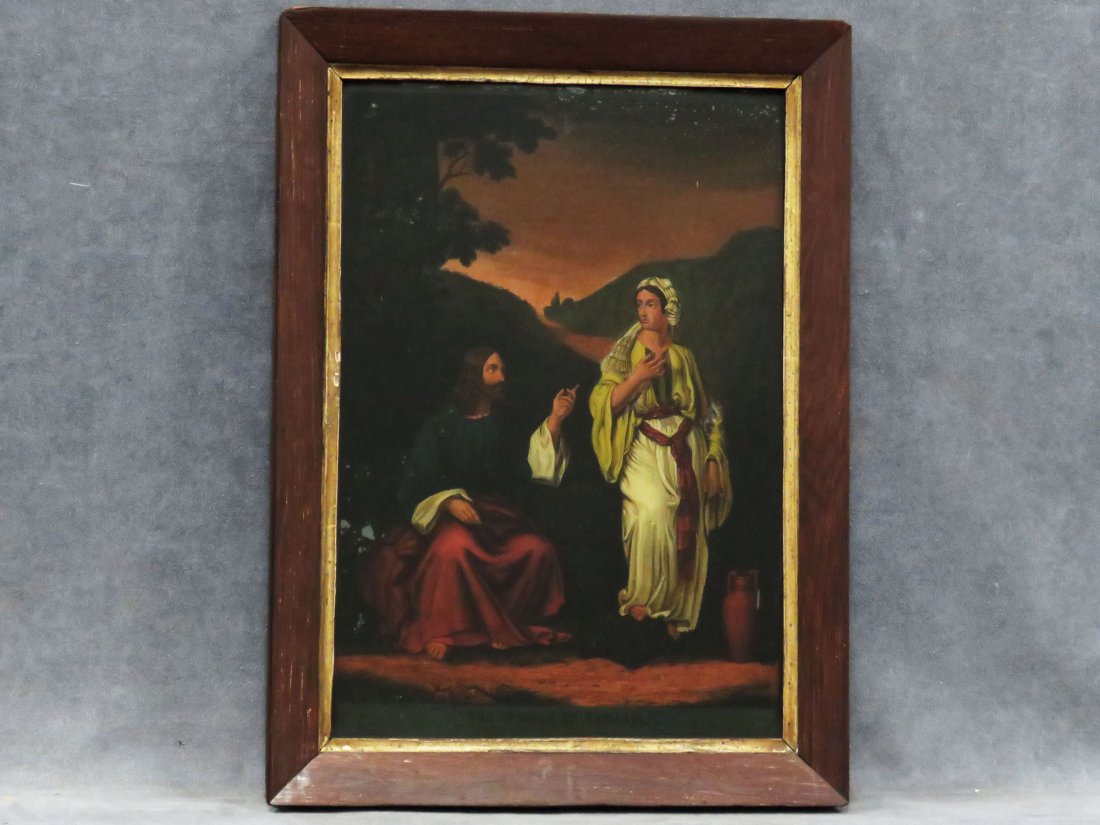 REVERSE GLASS MEZZOTINT, AFTER JAMES BATEMAN (1 of 5)