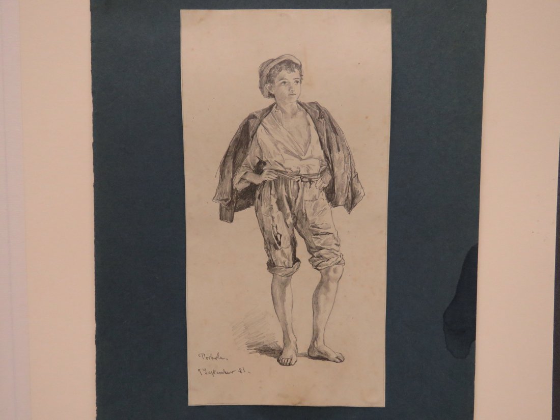 JOHN MORAN (ENGLAND/AMERICA 1831-1903), GRAPHITE (1 of 6)