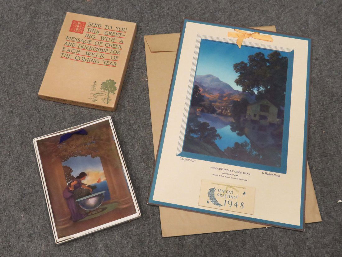LOT (2) VINTAGE MAXFIELD PARRISH CALENDARS (1 of 4)