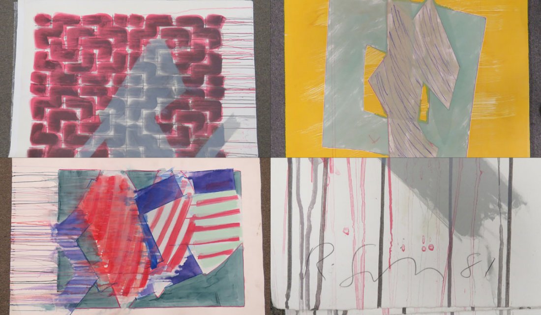 RICHARD SMITH (BRITISH 1931-) LOT (10) LOOSE WORKS (1 of 5)