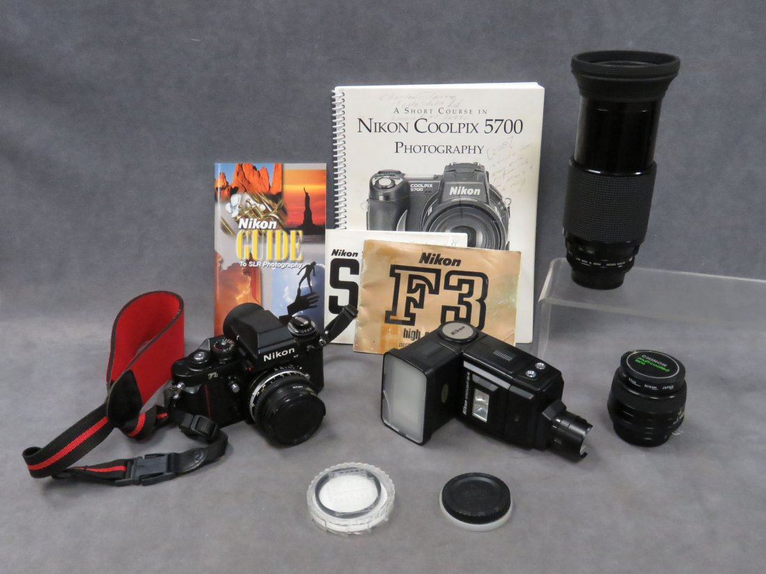 NIKON F3 HP 35MM SLR CAMERA OUTFIT INCLUDING BODY (1 of 6)