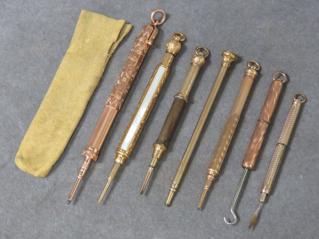 LOT (7) INCLUDING (5) VICTORIAN MECHANICAL PENCILS (1 of 4)