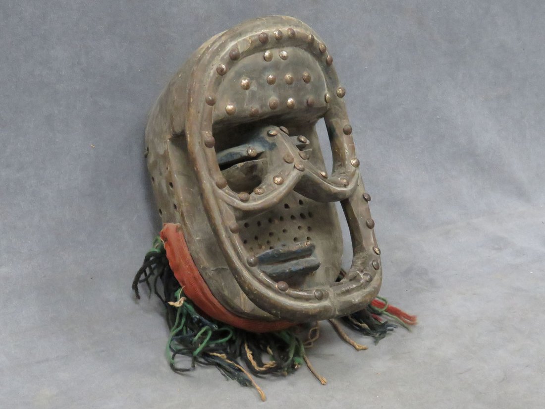 GUERE WOBE, LIBERIA, CARVED AND PAINTED MASK (1 of 5)