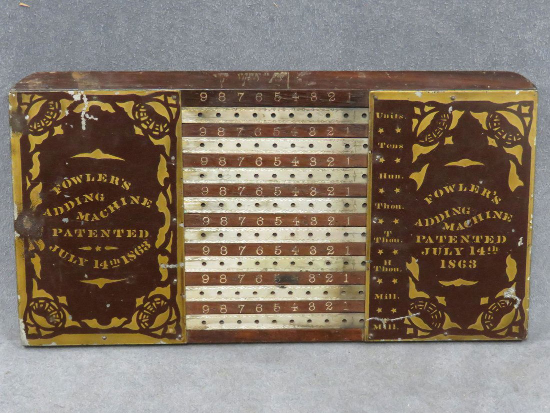 FOWLER'S ADDING MACHINE (1 of 7)