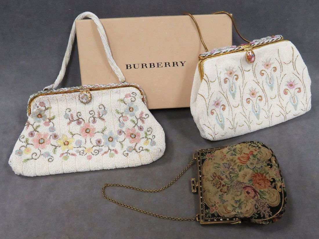 LOT (3) VINTAGE HANDBAGS (1 of 10)