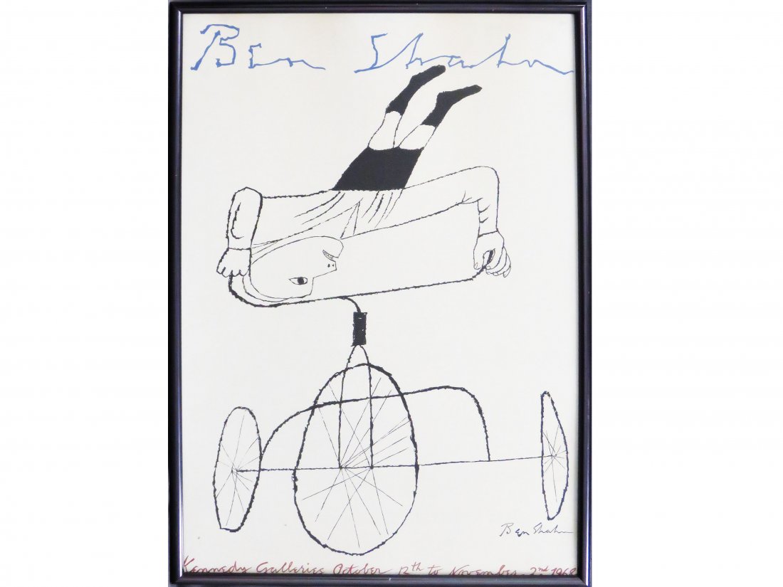 BEN SHAHN (AMERICAN NY 1898-1969), LITHOGRAPHIC (1 of 3)