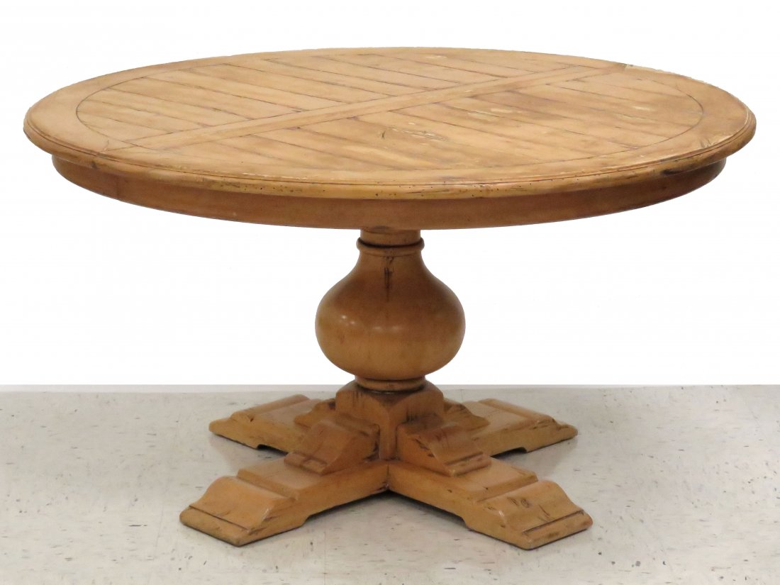 FRENCH PROVINCIAL FRUITWOOD TABLE (1 of 8)
