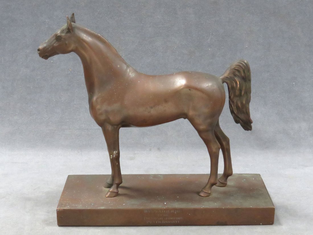 VINTAGE PATINATED METAL FIGURE "WISSAHICKON, 1938 (1 of 7)