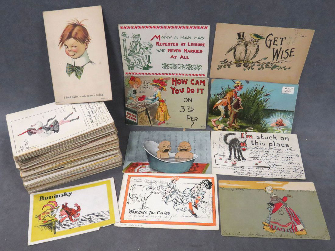 VINTAGE HUMOR/JOKE POST CARDS (1 of 4)