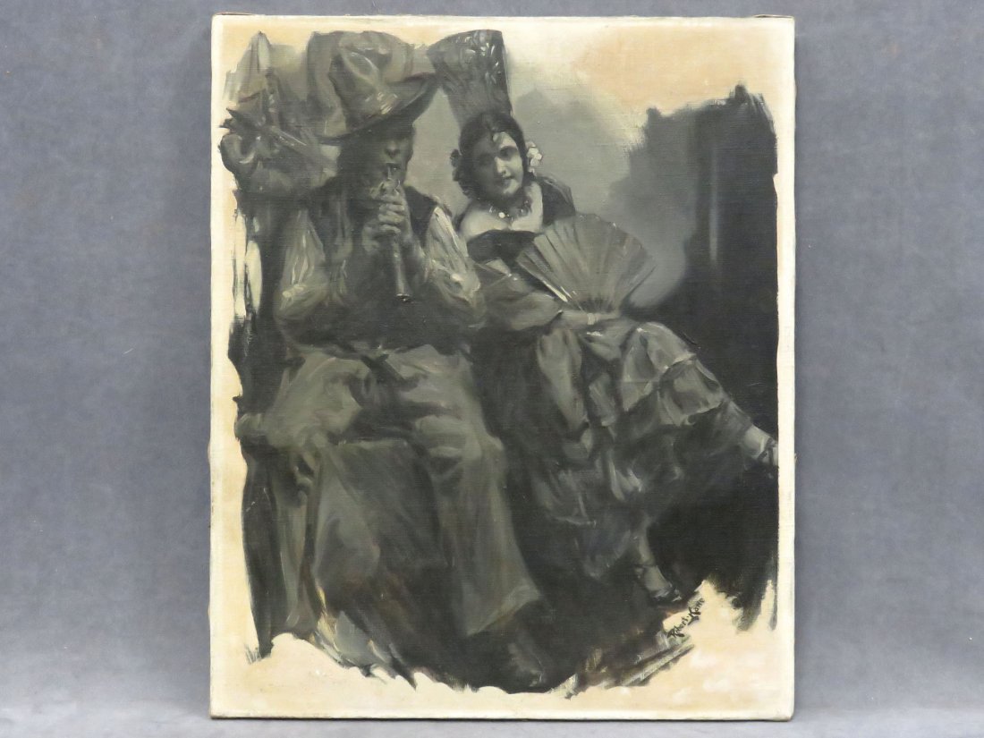 ROBERT KANE, OIL EN GRISAILLE, ILLUSTRATION (1 of 4)